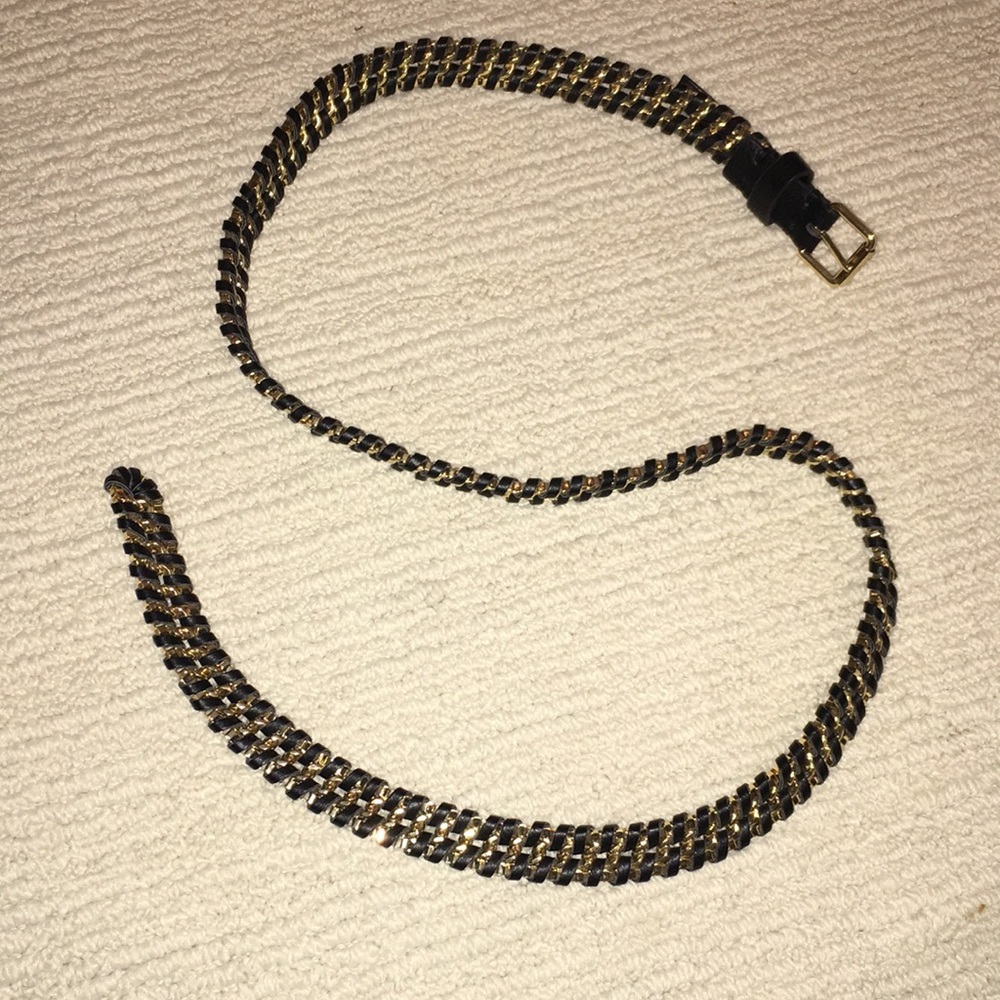 BCBG Maxazria Black and Gold belt brand new!